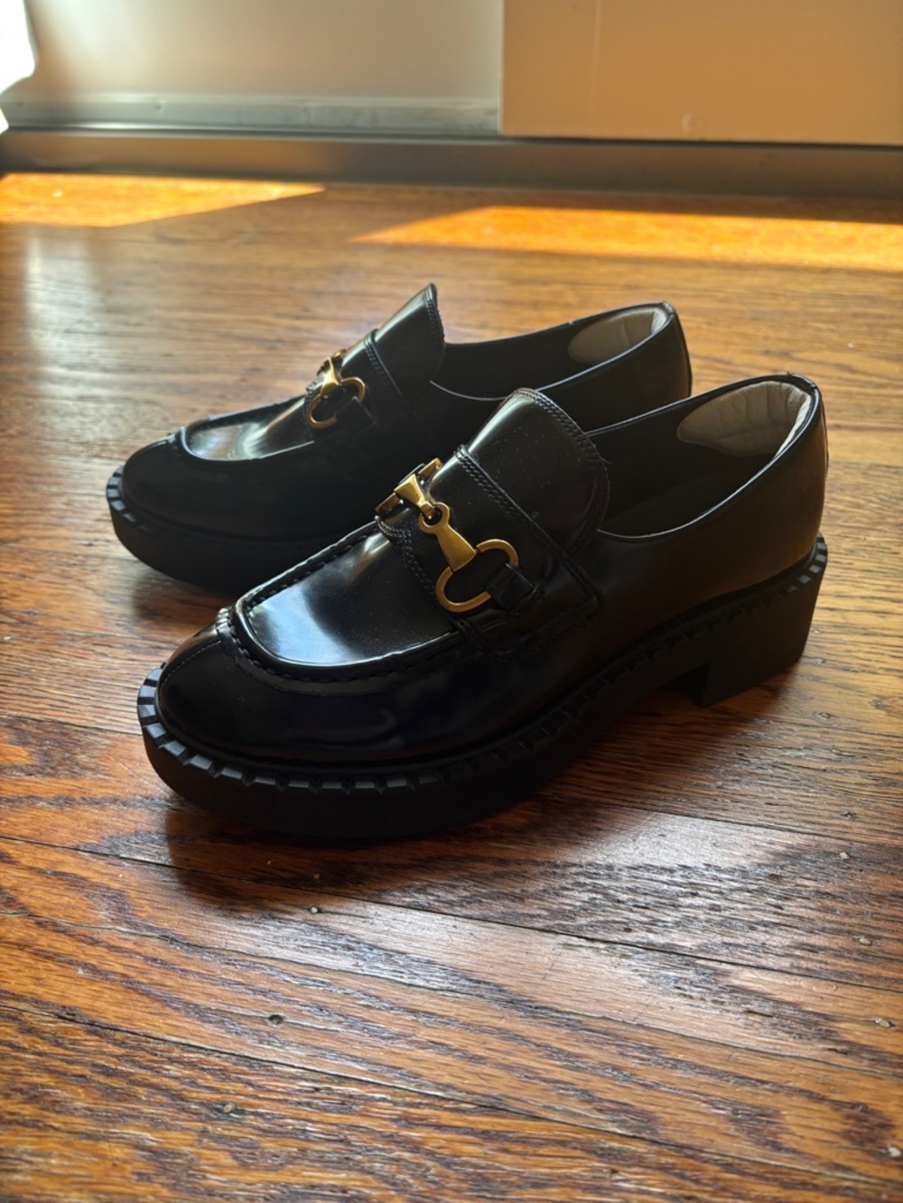 Chunky Leather Loafers